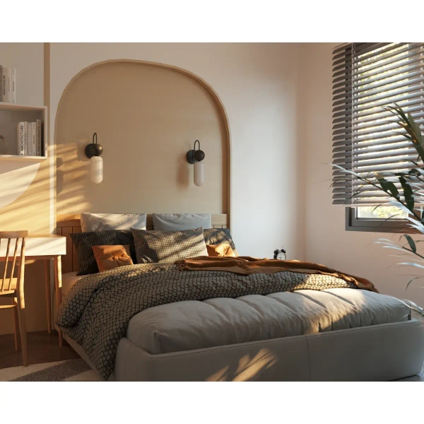 Kinkiet ścienny owalny NOVA W0381 Maxlight szklany kula czarny biały