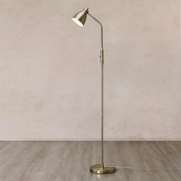 Podłogowa lampa Story 108715 Markslojd metalowa mosiądz