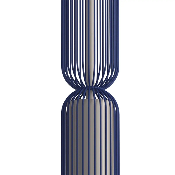Wisząca lampa nad wyspę CAMELEON SINGLES 12202 granatowa beżowa