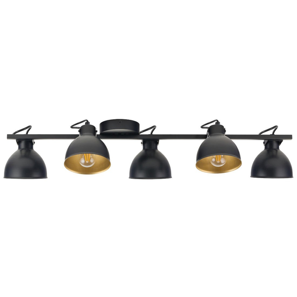 Regulowana lampa sufitowa MARS Sigma metalowy plafon czarny