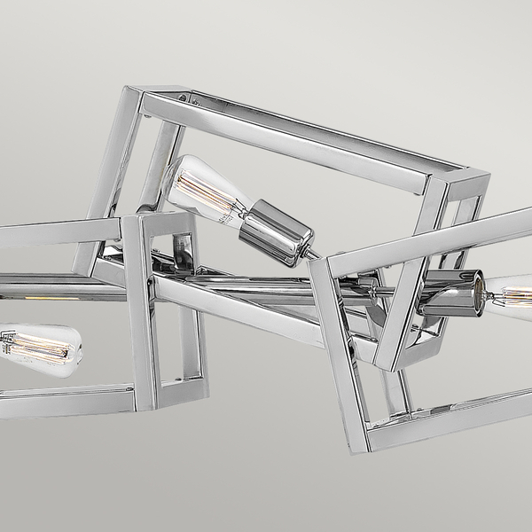 Metalowa wisząca lampa QN-ENSEMBLE6-PN loft nikiel
