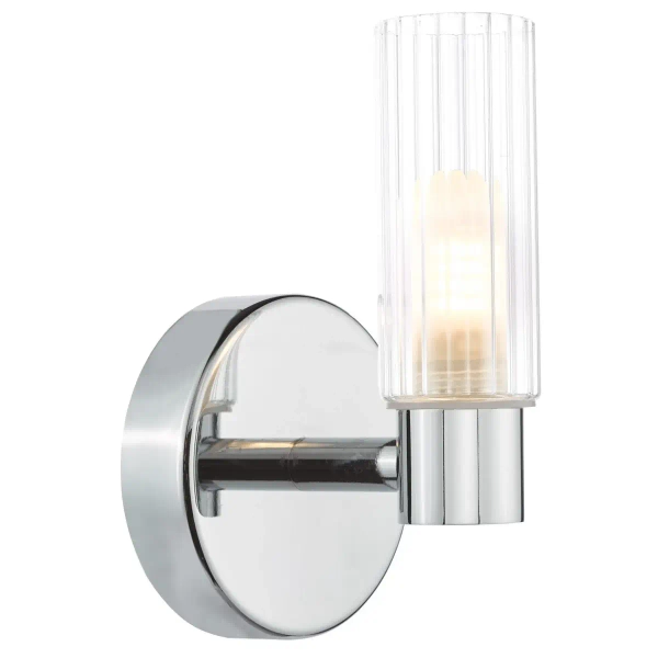 Naścienna lampa do łazienki Bolton BOL0750 z włącznikiem IP44 chrom