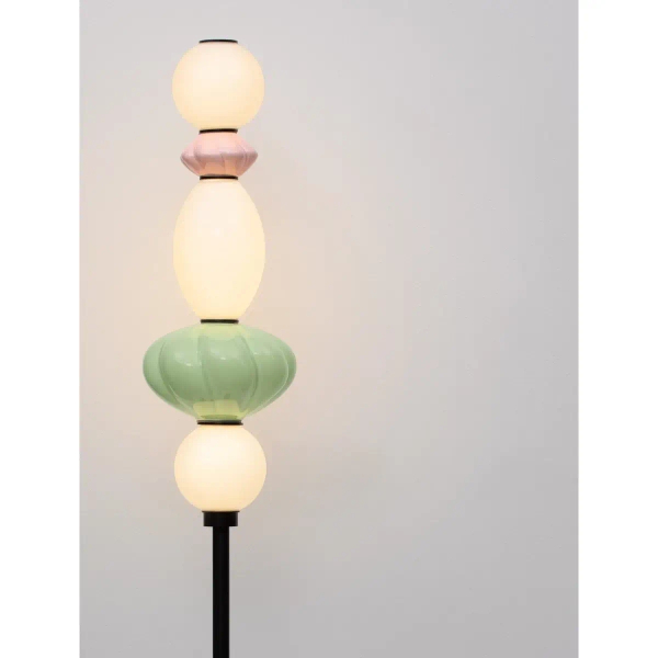 Podłogowa lampa ściemnialna CASURNO LE45225 LED 19W 3000K różowa zielona