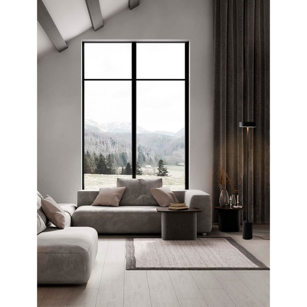 Lampa stojąca do salonu VIRASORO LE44947 LED 17W 3000K czarna