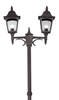 Lampa do ogrodu podwójna Chapel CP8-BLACK Elstead maszt czarna