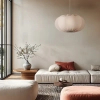 Tkaninowa wisząca lampa CAFEE beżowa 31-42019 1xE27 abażur do salonu