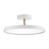 Nasufitowa lampa do salonu Kaito 2320546001 LED 15W 3000K biały