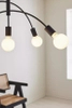 Wisząca lampa industrialna Crux czarny zwis do jadalni