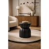 Stolik do nowoczesnych salonów ROLLING MM001501100314 czarny drewniany 35cm