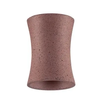 Nasufitowa lampa BELVIRO LE45298 do jadalni betonowa czerwona