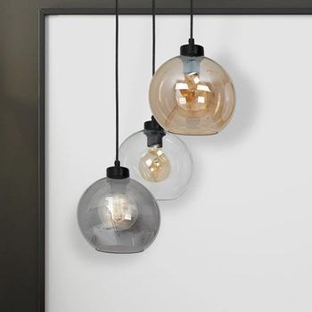 Skandynawska LAMPA wisząca SOFIA MLP6585 Milagro szklana OPRAWA loftowy ZWIS kaskada multikolor