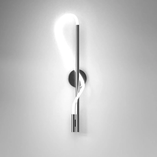 Ścienna lampa Rosa MOD166WL-L12G3K LED 13W 3000K lina biała złota