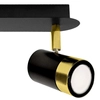 Sufitowa LAMPA industrialna DANI MLP6238 Milagro metalowa OPRAWA plafon regulowane reflektorki czarne