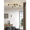 Sufitowa lampa do jadalni VANTOS DL504612400 Trio sople mosiądz