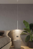 LAMPA wisząca STELLO SL.0465 metalowa OPRAWA zwis sopel tuba biała