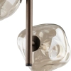 Potrójna wisząca lampa Lava Brown 11036 szklane kule brązowy