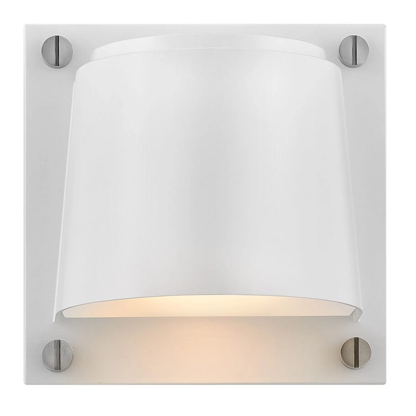 Kinkiet naścienny Scout HK-SCOUT-WHT Hinkley IP44 półokrąg biały