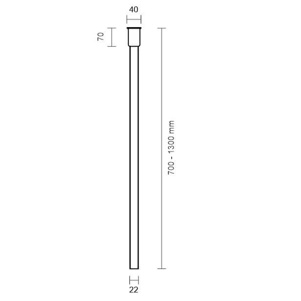 LAMPA sufitowa ALHA Y 9173 Shilo sopel OPRAWA downlight tuba biała