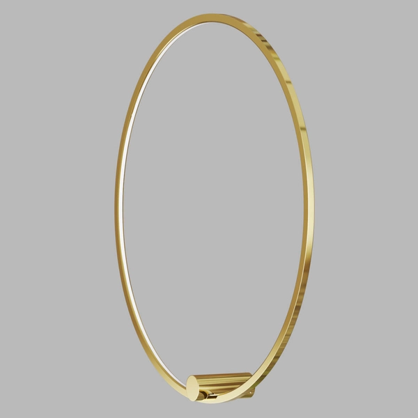 Okrągły ścienny kinkiet Ringa WL0116-L-GD LED 45W 3000-4000K IP44 złoty