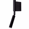 Ścienna lampa Organic W0339 Maxlight LED 2W 3000K regulacja nad łóżko czarny