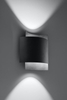 LAMPA ścienna SL.0858 metalowa OPRAWA  kinkiet czarny