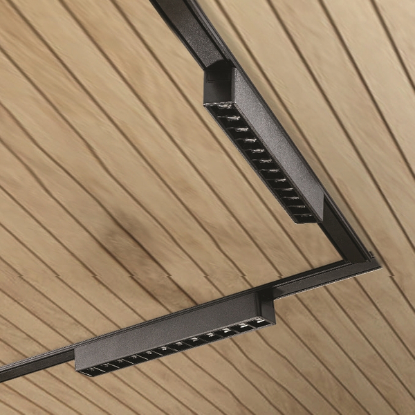 Lampa ledowa do szyn magnetycznych Kira 12W 3000K czarna