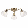 Lampa sufitowa Hansen 97247 Endon mosiądz przezroczysta