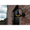 Tarasowa lampa ścienna SWAN 5213901012 kapuelusz metalowy czarny