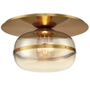 Retro lampa sufitowa Nottingham QN-NOTTINGHAM-F-L-AB szklana mosiądz