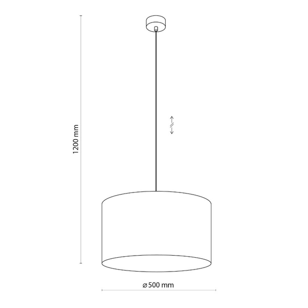 Wisząca lampa MORENO 4990 TK Lighting ażurowa do salonu czarna