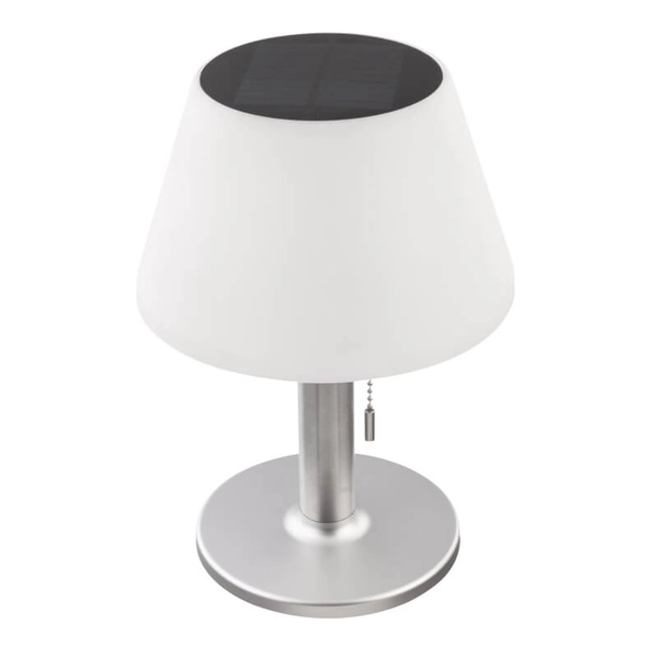 Lampka stojąca na taras Solar 33548 Globo LED 2W 1800K z włącznikiem IP44 biała