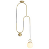 Lampa wisząca Lift MSE010100310 do salonu złota biała