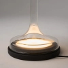 Lampa biurkowa Spirito MOD286TL-L18B3K LED 18W 3000K szklana czarna