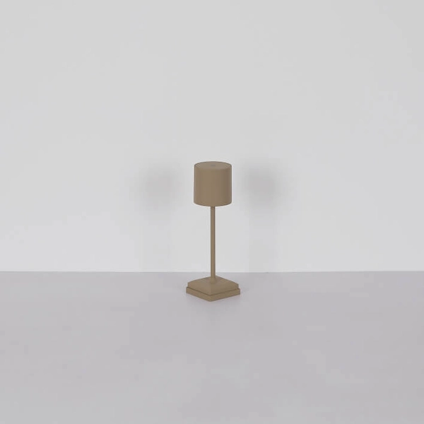 Abażurowa stojąca lampa Dixon 58487S LED 1,5W 2900K dotykowa beżowa