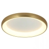 Ledowa natynkowa lampa 2050 LED 43W 3000K okrągła do salonu złoty