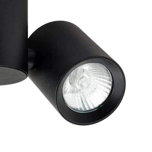 Sufitowa LAMPA plafon BOSTON LP-741/2W BK Light Prestige metalowa OPRAWA regulowane tuby czarne