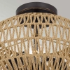 Lampa sufitowa do sypialni Casablanca QZ-CASABLANCA-3SF-PBZ brązowy