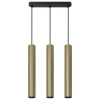 Potrójna lampa wisząca Lungomare 326164 metalowe tubki złote