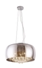 Lampa wisząca MOONLIGHT P0076-06X szklana glamour zwis krople łezki chrom