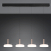 Wisząca lampa na listwie CELESTE 354910465 Trio LED 28W 3000K biały brązowy
