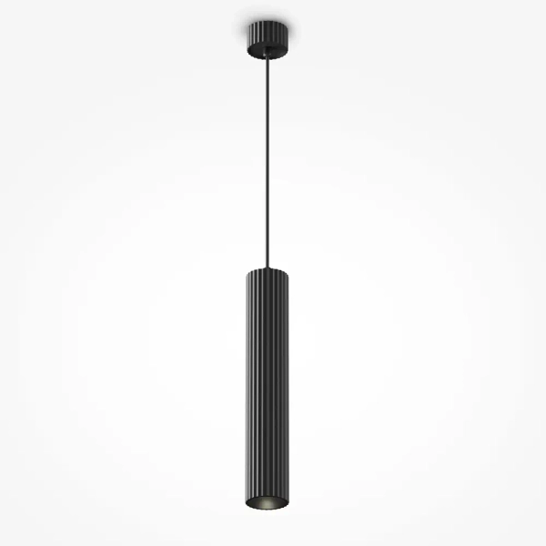 Wisząca lampa podłużna Calipso P106PL-01-GU10-B do salonu czarny