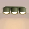 Potrójna sufitowa lampa MODO oliwkowa SL.2464 3xGx53 tubki