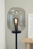 Podłogowa lampa stojąca Bronx czarna do salonu industrialna