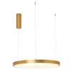 Wisząca lampa z ledowym pierścieniem 2006 LED 34W 3000K do kuchni złoty