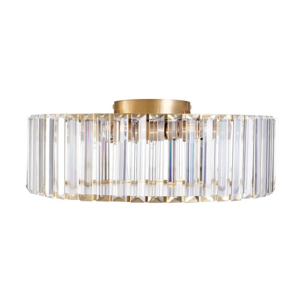 Plafon sufitowy złoty MAGIA 4xE14 glamour kryształowy ST-D8801C-R40-MAGIA