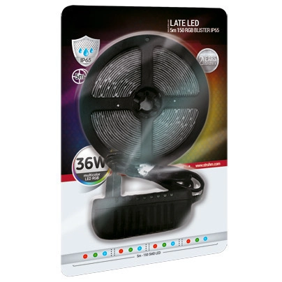 Taśma LED RGB 36W LATE LED 03037 Ideus 1800lm pasek 5 metrów zmienna barwa światła IP65 biała