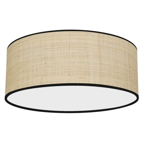 Naturalna lampa sufitowa MARSHALL MLP71067 do salonu rattan biały