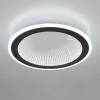 Okrągła lampa sufitowa GLACE R67681132 LED 21,5W 2700-6500K czarny biały