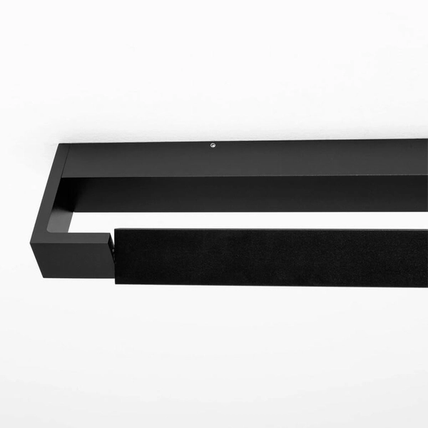 Łazienkowy kinkiet ścienny JUSTO LE44300 LED 12W 3000K IP44 czarny