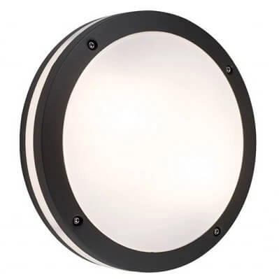 Okragła lampa przyścienna FANO AZ4369 Azzardo IP54 na zewnątrz szary